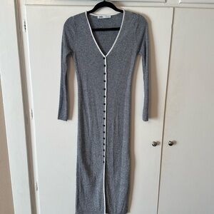 Zara Striped Button Down Dress